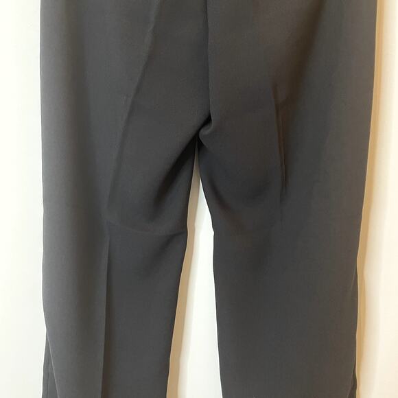 J.Crew Factory Crepe Straight Leg Cropped Pant Office RTO Date CG401 Black T4 - Picture 10 of 14